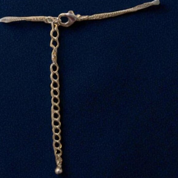 Double Layered Necklace with Milgrain Circle Pendants - Picture 4 of 4